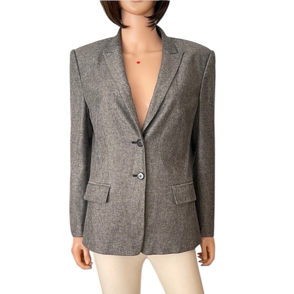 Ann Taylor Textured Wool Blend Blazer